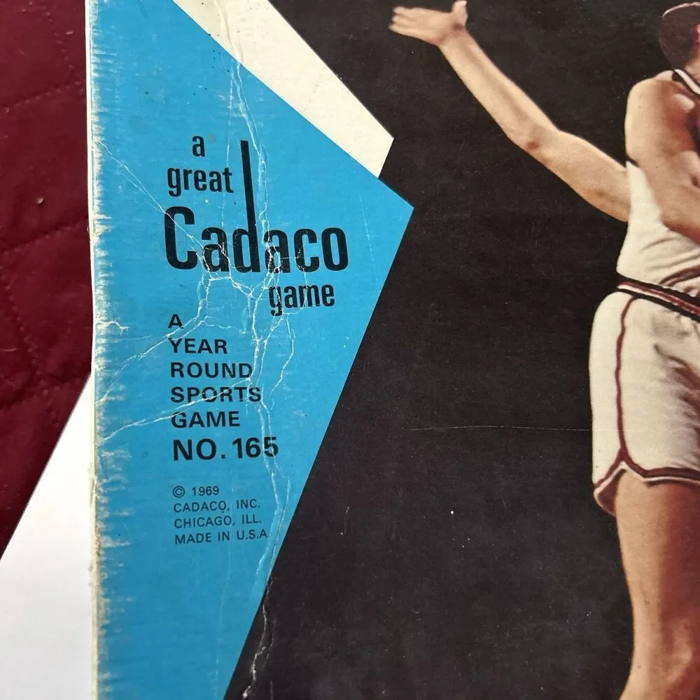 1969 Cadaco BAS-KET Real Basketball in Miniature Game